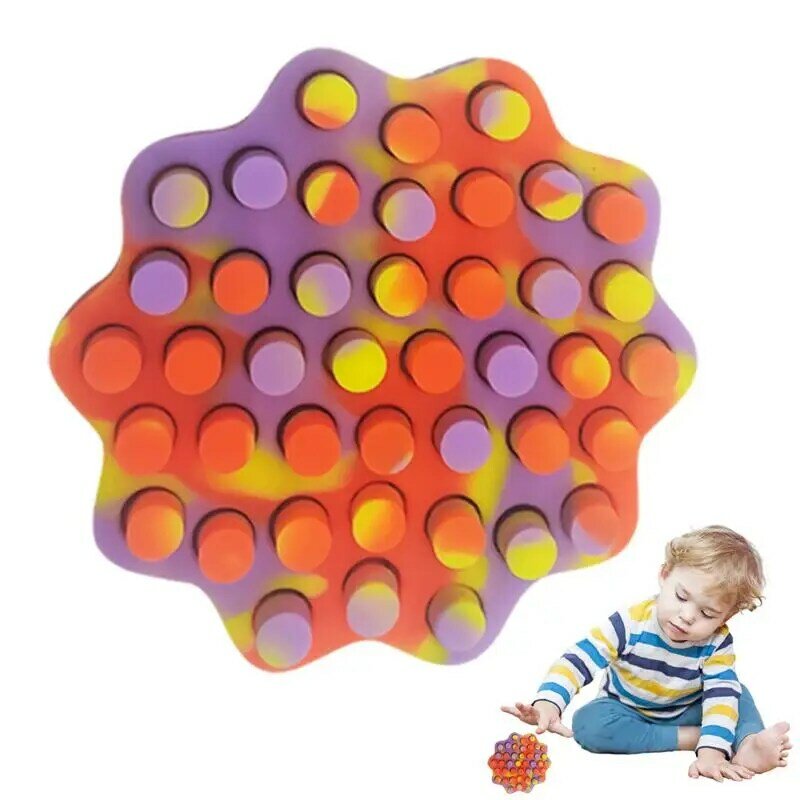 Pop Zappeln Spielzeug Push Bubble Pin Kunst Neuheit Spielzeug Squeeze sensorische Spielzeuge Weihnachten Neujahr Geschenke Party Goody Bag Spielzeug für Jungen