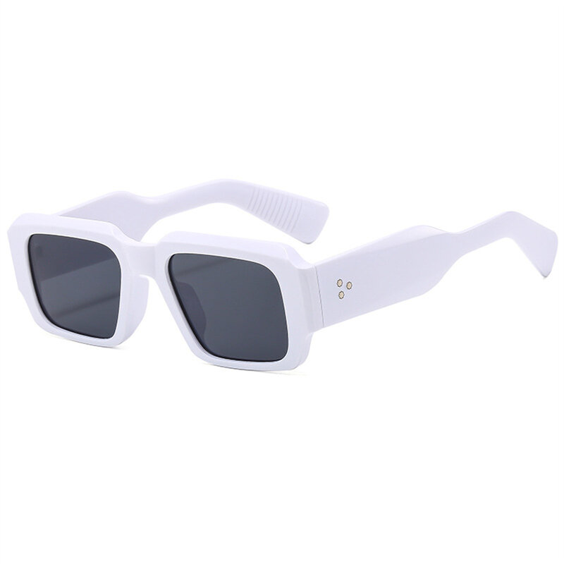 Kacamata Hitam Mobil Klasik untuk Pria Wanita Bingkai Persegi Kaki Tebal Kacamata Matahari Luar Ruangan Pelindung UV400 Goggle Hadiah.