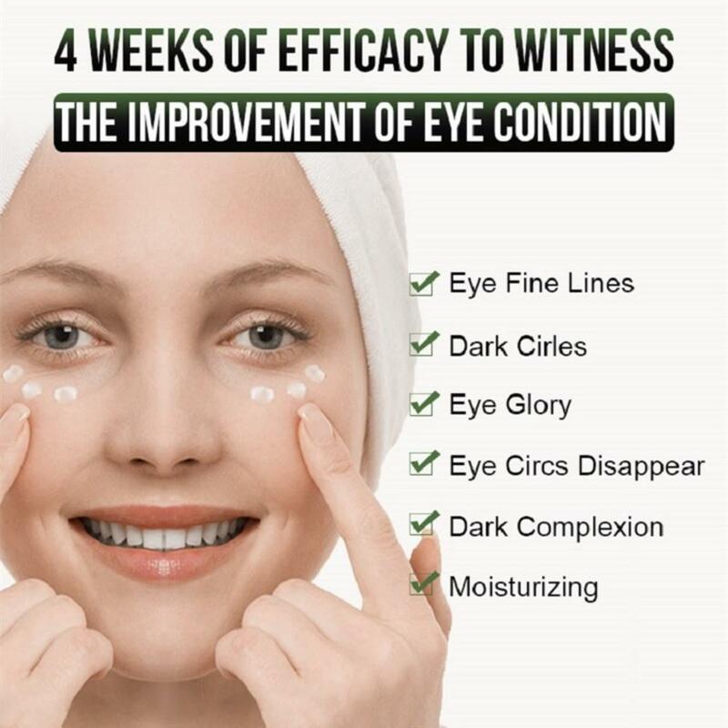 Crema antiojeras para ojos, 20g, antiarrugas, líneas finas, elimina la hinchazón, Lifting, cuidado de la piel, belleza, salud, cuidado de los ojos