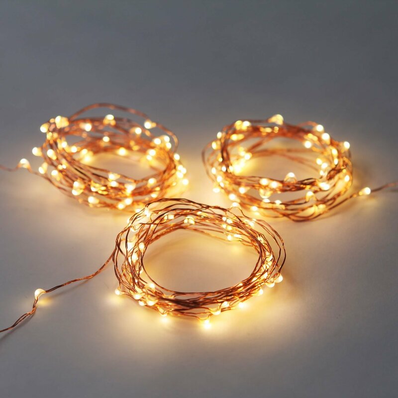 string light led garland 1m 2m 5m 10m USB battery powered outdoor Warm white/RGB festival wedding party decoration fairy light