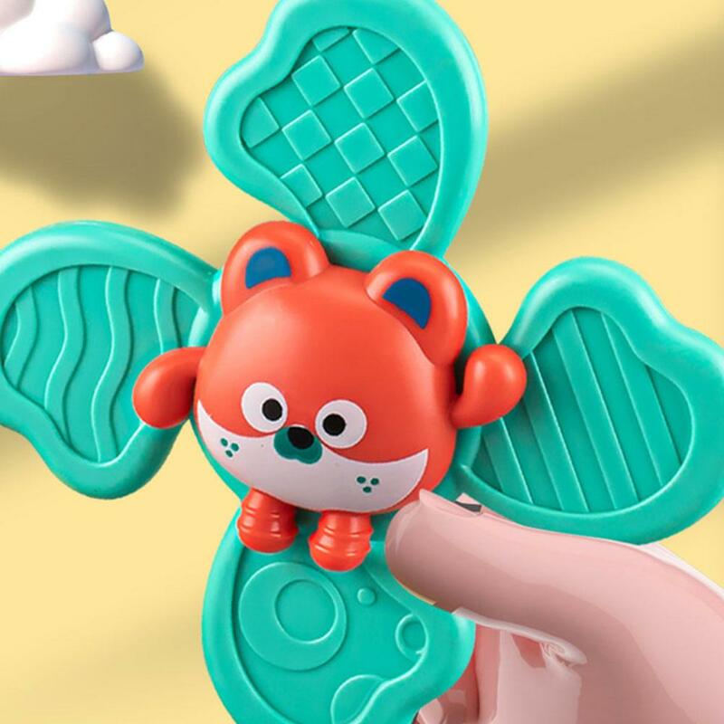 Baby Toy Bath Animal Rattle Suction Cup Children's Fidget Spinner Material Safe Helps Little Babies Hand-Eye Coordinati