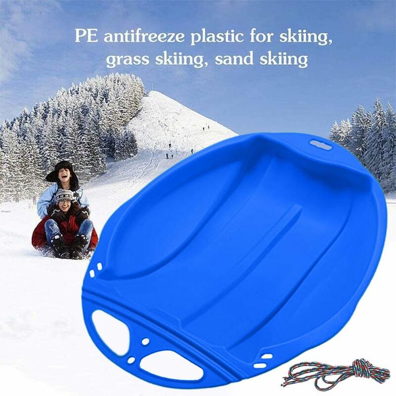 Trineo de nieve portátil para niños, juguete de trineo de descenso, hierba de Snowboard, trineo deslizante, regalo