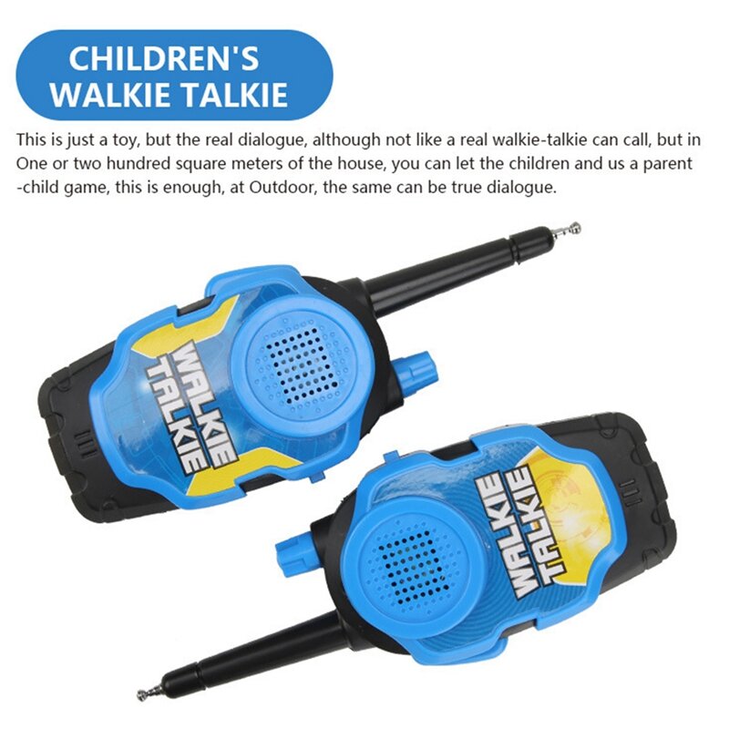 HOT-2PCS Mini Walkie Talkie bambini chiamata Wireless genitore per ragazzi e ragazze