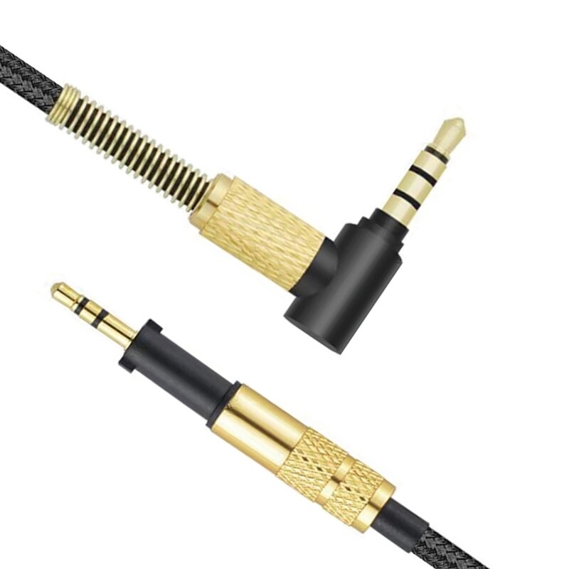 Elastyczny kabel słuchawkowy 2,5 mm do 3,5 mm do słuchawek K450/451/450/480 Q460 Dropship