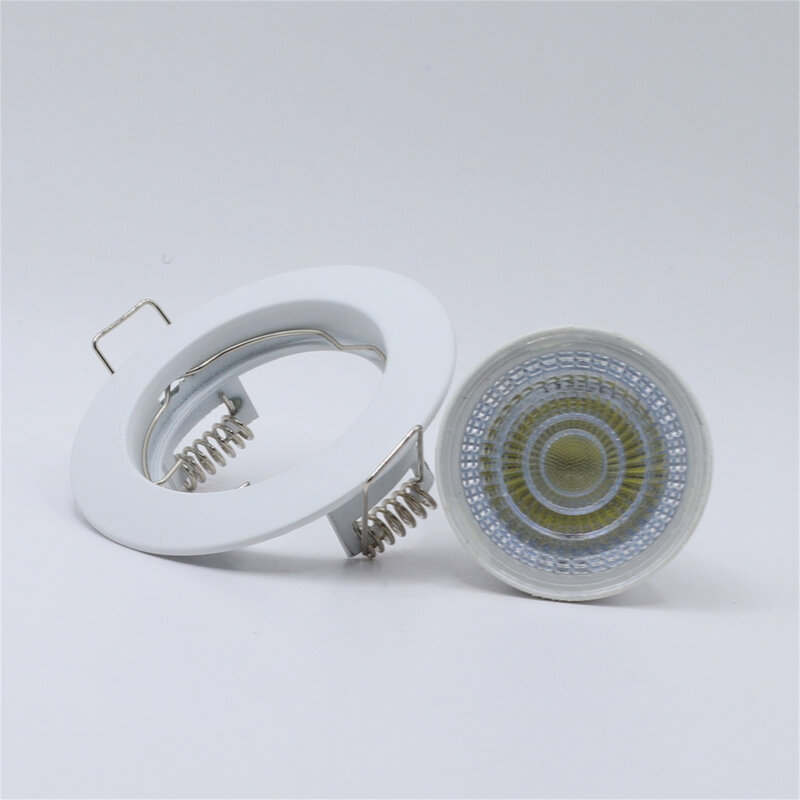 Downlight LED embutido para iluminação interior, luminárias do corpo da lâmpada, novo design, MR16, GU10