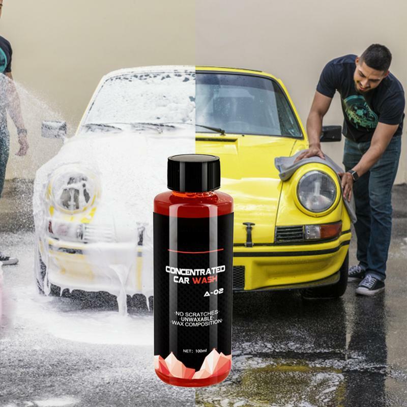 Shampoo per autolavaggio da 5.3 once schiuma per la pulizia dell'auto durevole pulizia profonda e ripristino detergente altamente concentrato pulisci in modo sicuro il tuo veicolo