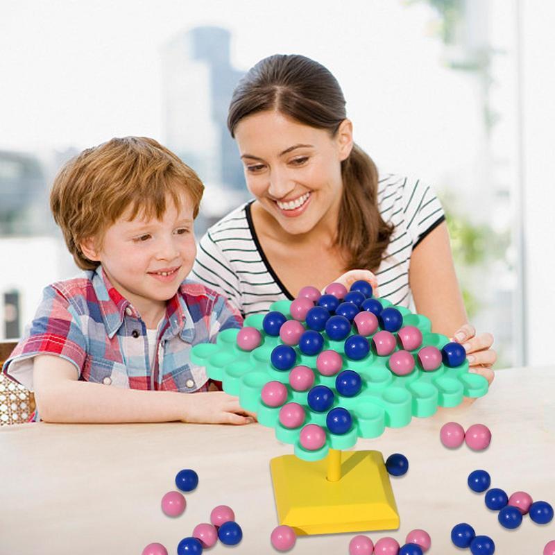 Membangun permainan keseimbangan baki mainan pendidikan batang belajar menyeimbangkan pohon interaktif permainan dalam ruangan bermain aktivitas mainan untuk anak-anak
