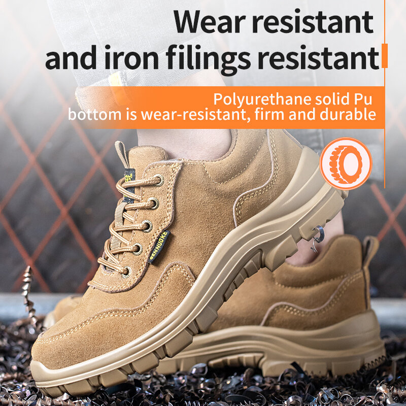 Veiligheidsschoenen Man Voor Werk Man Veiligheid Werkschoenen Werken Lichtgewicht Werkkleding Gratis Verzending Industriële Beveiliging-Bescherming