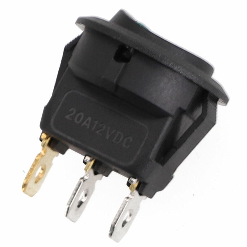 Przełącznik przełącznik czujnikowy łatwy montaż cofania oczu z przodu tylnego parkowania w rundzie 12V 20Amp czarny Brand New