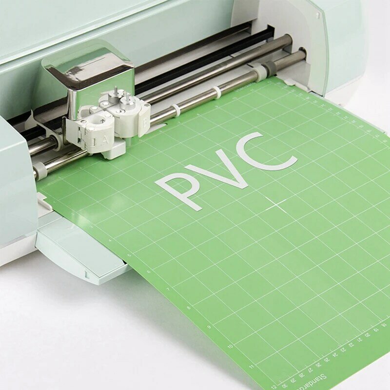 Placa base da máquina de gravura colorida misturada, Esteira de corte para Cricut, Cameo com PVC adesivo, 33x35cm, 1Pc