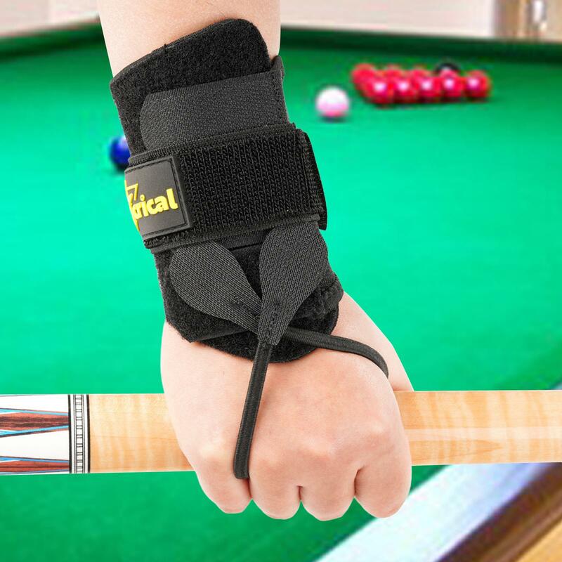 Billiards Glove Wrist Trainer Snooker Accessories Lightweight Pool Glove Wristband for Games Practice Playing Training Indoor