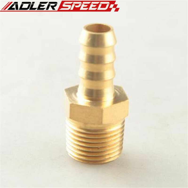 1/2" Inch Male Brass Hose Barbs Barb To 1/2" Inch NPT Pipe Male Thread