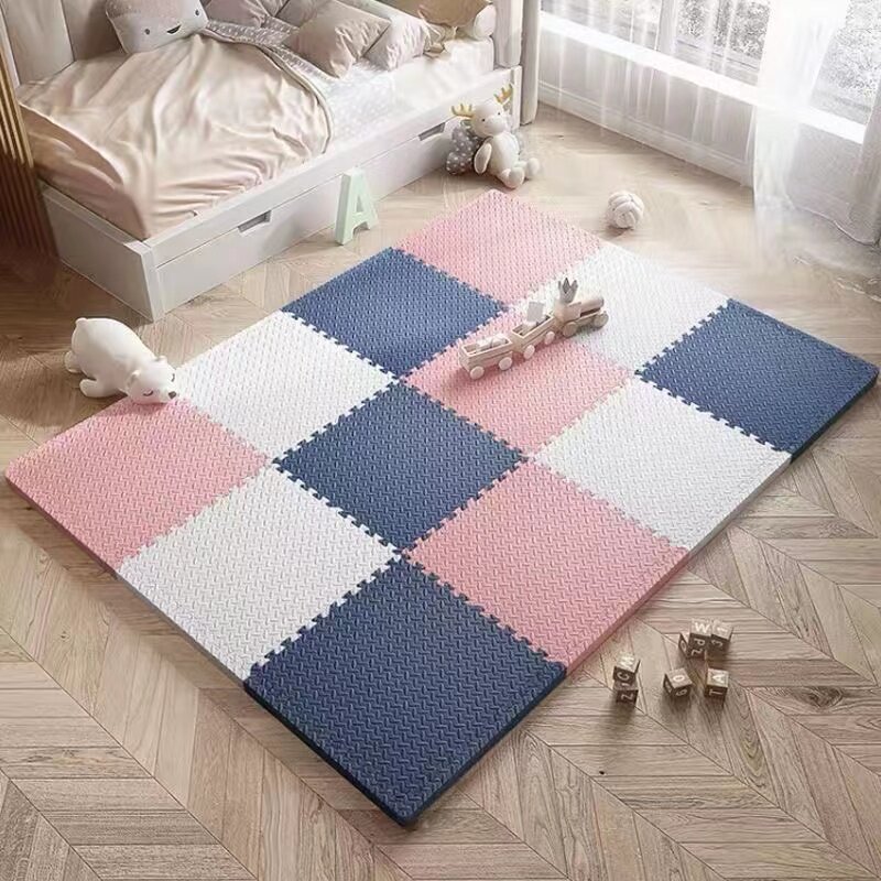 Tatame Puzzle Mat for Baby, Play Mats, Baby Game, Infant Activities Mat, Korean Floor Noise, 30x30x1.2cm, 16Pcs
