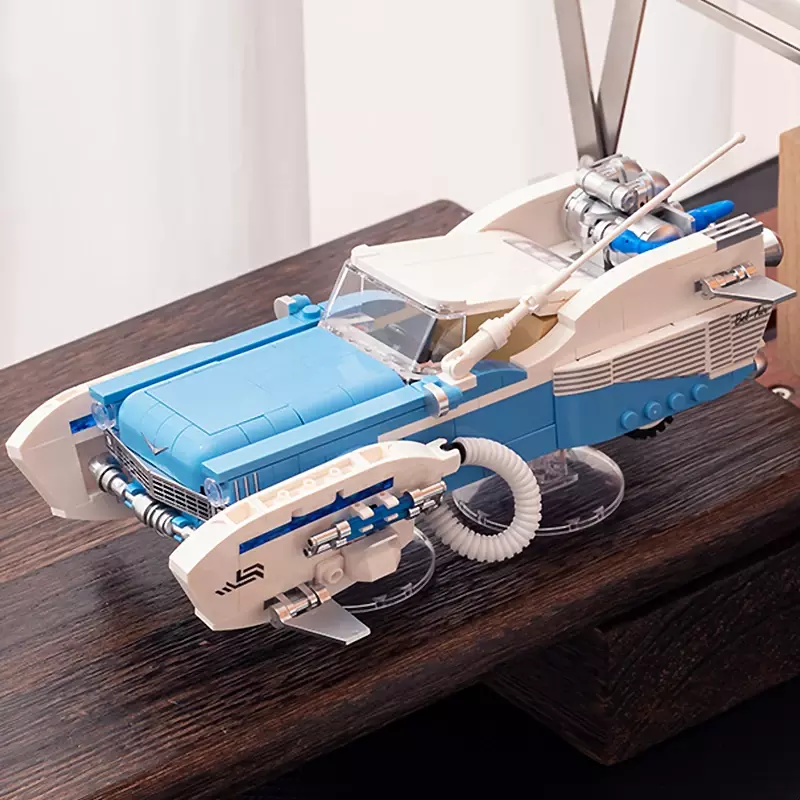 2024 moc technische schwimmende Auto Modellbau steine DIY montieren Puzzle Spielzeug mit Wagen Display Box Geburtstags geschenk für Kinder