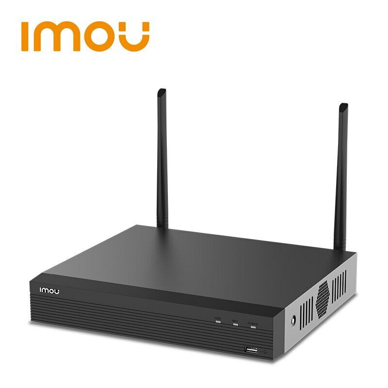 IMOU Wi-Fi 1080P NVR 8CH Draadloze NVR-Resolutie Sterk Metaal Shell voldoet aan ONVIF-normen