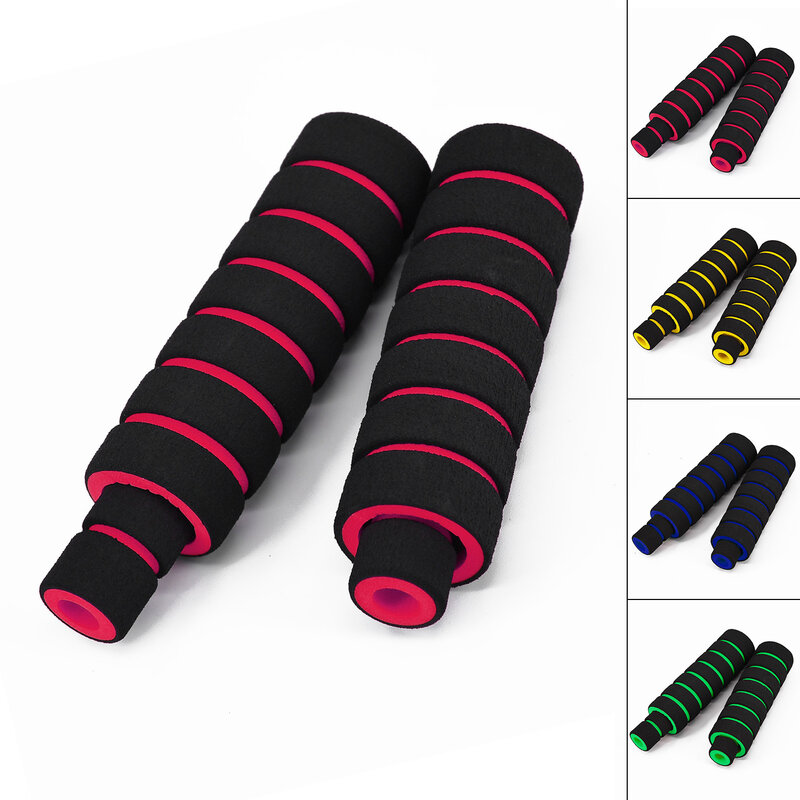 4pcs Motorcycle Bike Cycling Handle Bar Grip + Brake Clutch Lever Soft Foam Cover Great For Motorcycle Bike Handle Bar And Brake
