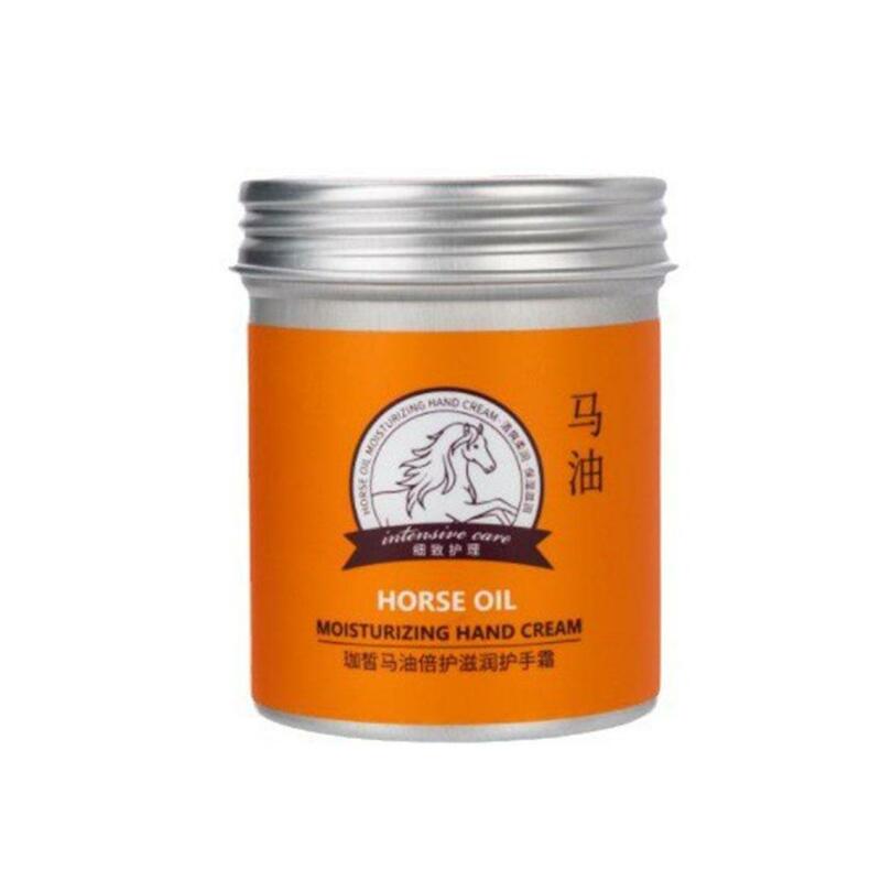 Crema all'olio di cavallo crema antietà cicatrice viso corpo sbiancante cosmetico coreano idratante crema per la cura sbiancante per la pelle E8K0