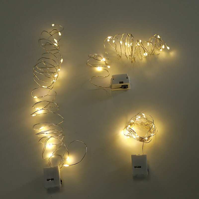 3m LED-Saiten Kupferdraht betrieben Weihnachten Hochzeits feier Dekoration LED-Schnur Lichterketten Licht Geburtstags feier Lichtst reifen