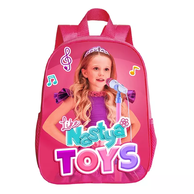Like Nastya Print Backpacks Kids Kawaii Kindergarten Boobag Mochila Baby Toddler Small Backpack Girls Pink School Bags gifts