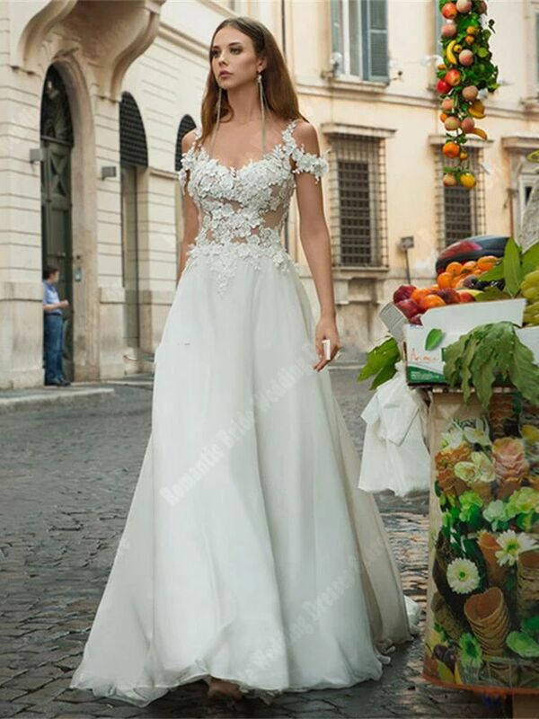 Suknie ślubne z kołnierzykiem dla celebrytów z ukochanymi kołnierzykami nowe tiulowa suknia ślubna bez rękawów formalna koronka aplikacja imprezowa Vestido De Novia