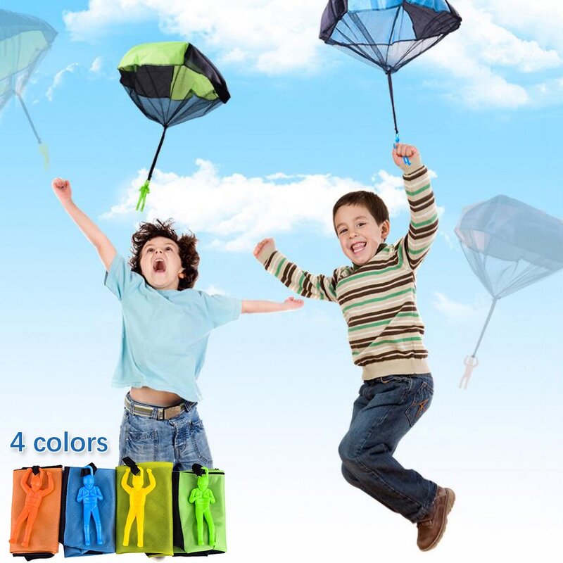 Hand Gooien Mini Soldaat Parachute Grappig Speelgoed Kind Buitenspel Spelen Educatief Kinderspeelgoed Kinderen Educatief Speelgoed Leren