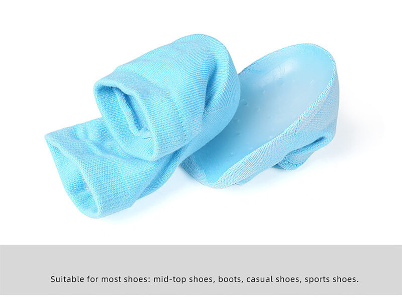 Unisex Height Max Socks Sports Height Max Insoles Half Height Increase Insoles Invisible Shoe Lift Heel Pads Socks