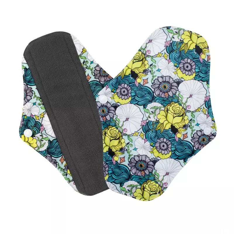 Bamboo Cloth Sanitary Napkin Reusable Washable Menstrual Pads Women Hygiene Sanitary Towels Pads Postpartum Nursing Pads