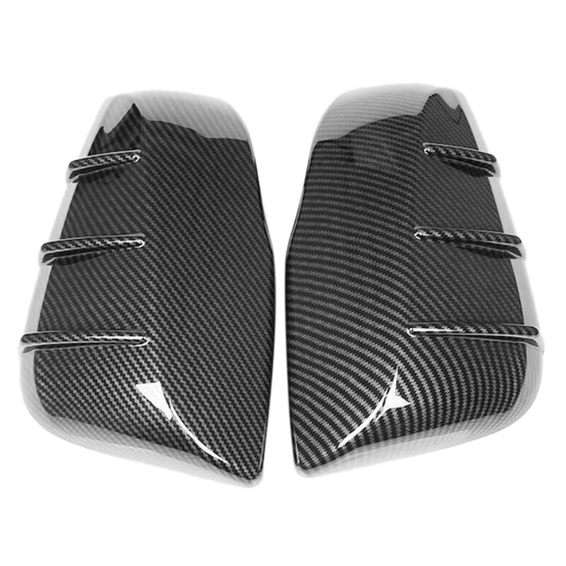 for 2019 2020 Toyota RAV4 ABS Carbon Fiber Appearance Rearview Mirror Housing Cover -Side Mirror Cover