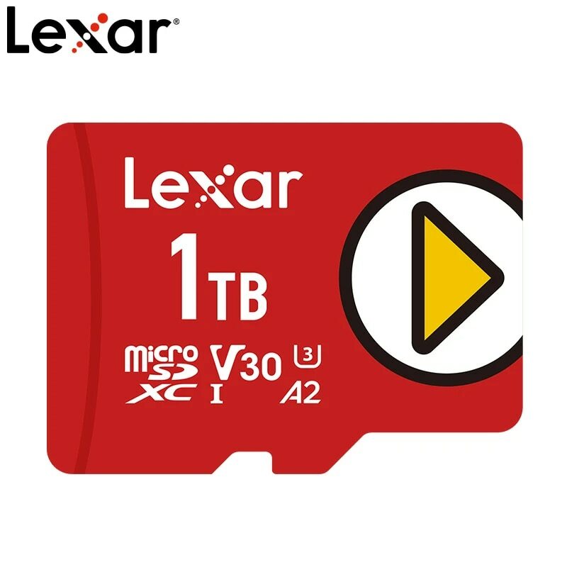 Lexar-Cartão Micro SD para Nintendo Switch Game, Cartões de Armazenamento para Fins Especiais, UHS-I V30 A2 SDXC, 1TB, 512GB, 256GB, 128GB, Mais Novo