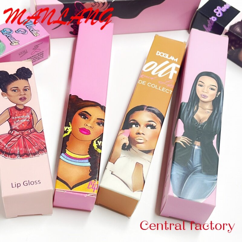 Goedkope Prijs Eco-Vriendelijke Lipgloss Verpakking Op Maat 2023 Lippenstift Dozen Cosmetica Papieren Dozen