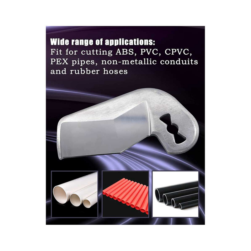 Hoja de corte de repuesto de PVC M12 para tubería de plástico, apta para 0405-20, 2470-21, PVC, ABS, PEX (1 paquete), 48-44-2470