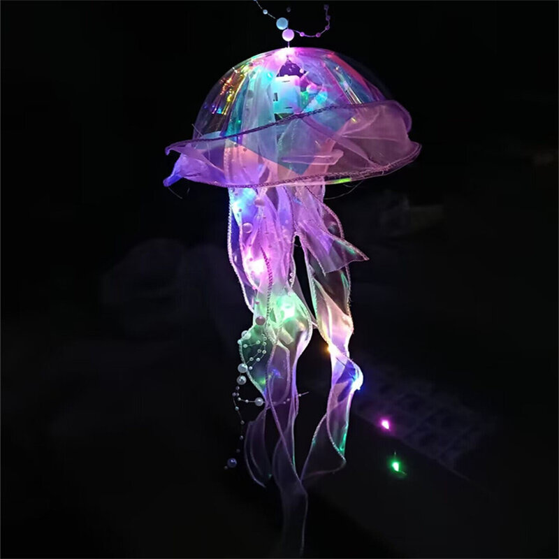 Lámpara de Medusa brillante, luz nocturna de dormitorio, decoración de ambiente para jardín en casa, fiesta, Festival, regalos creativos