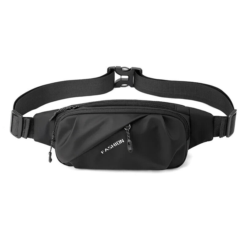 Leve Crossbody Shoulder Bag, grande capacidade, saco de cintura portátil, mini, cor sólida, armazenamento, novo