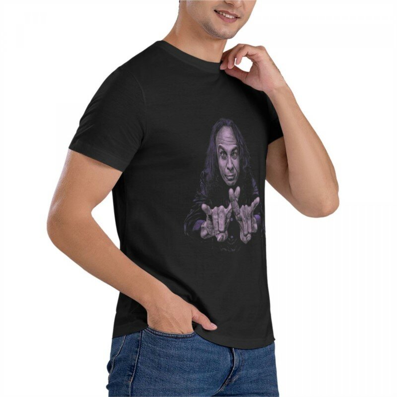 メンズ半袖ヴィンテージTシャツ、最高の重い金属バンドのロゴのコピー、クラシック