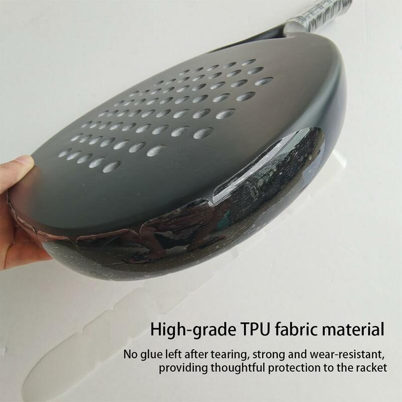 Racquet Guard Head Protection Tape Tennis Racket Tape Self Adhesive Clear Racquet Edge Frame Guard Sticker