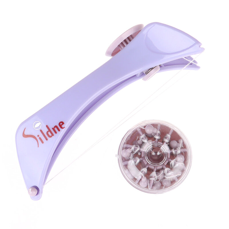 Женский эпилятор для удаления волос, миниатюрное средство для удаления волос на лице, пружинный нитевой эпилятор для лица, щек, бровей, «сделай сам», косметический инструмент