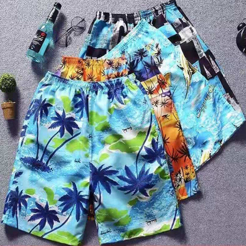 Bañador corto de secado rápido para hombre, ropa de baño Sexy, pantalones cortos de playa, novedad de verano 2021