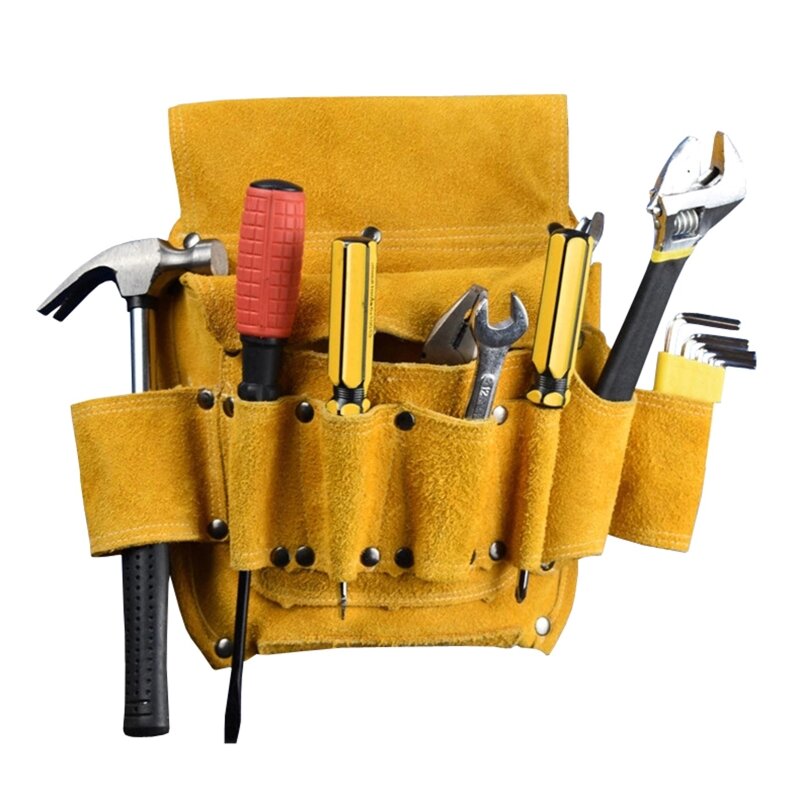 Bolsa cintura para ferramentas, bolsa armazenamento ferramentas para eletricista, ferramenta manutenção