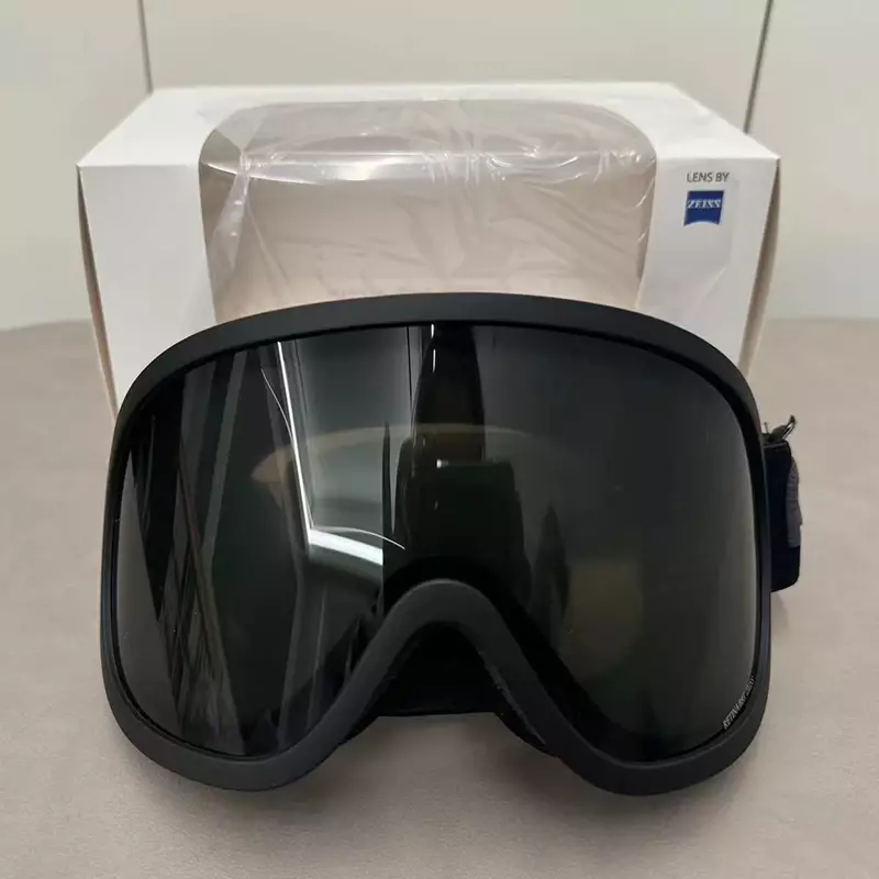 แว่นตาเล่นสกีสองชั้นกันฝ้า UV400สโนว์บอร์ดแว่นตาสโนว์โมบิลแว่นตากลางแจ้งเล่นสกี