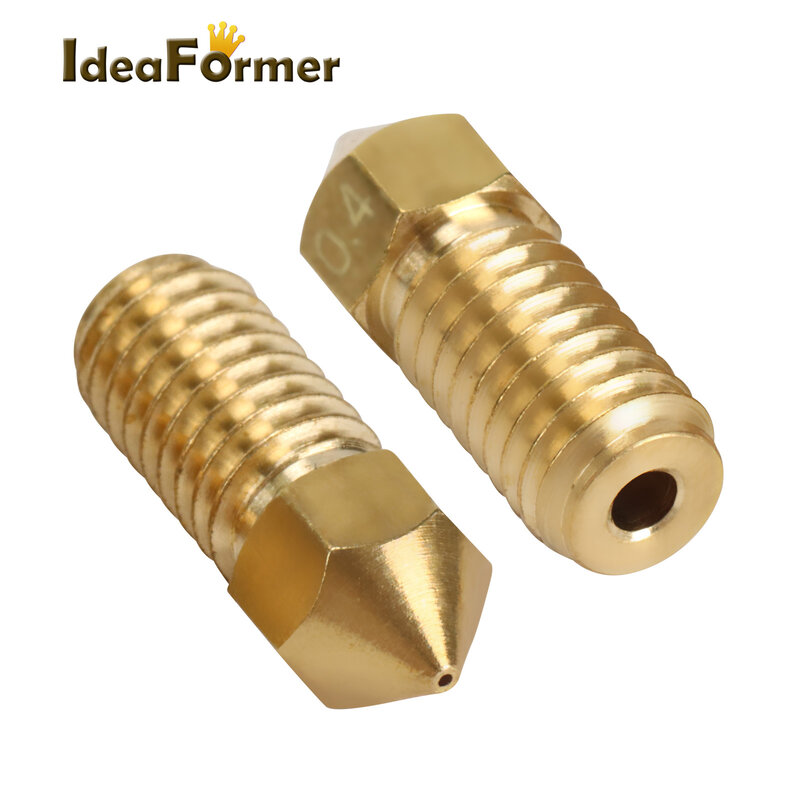 3D Printer Nozzle for AnkerMake M5 0.2mm 0.4mm 0.6mm 0.8mm Brass Nozzle or Hard Steel Nozzle 3D Printer Parts for AnkerMake