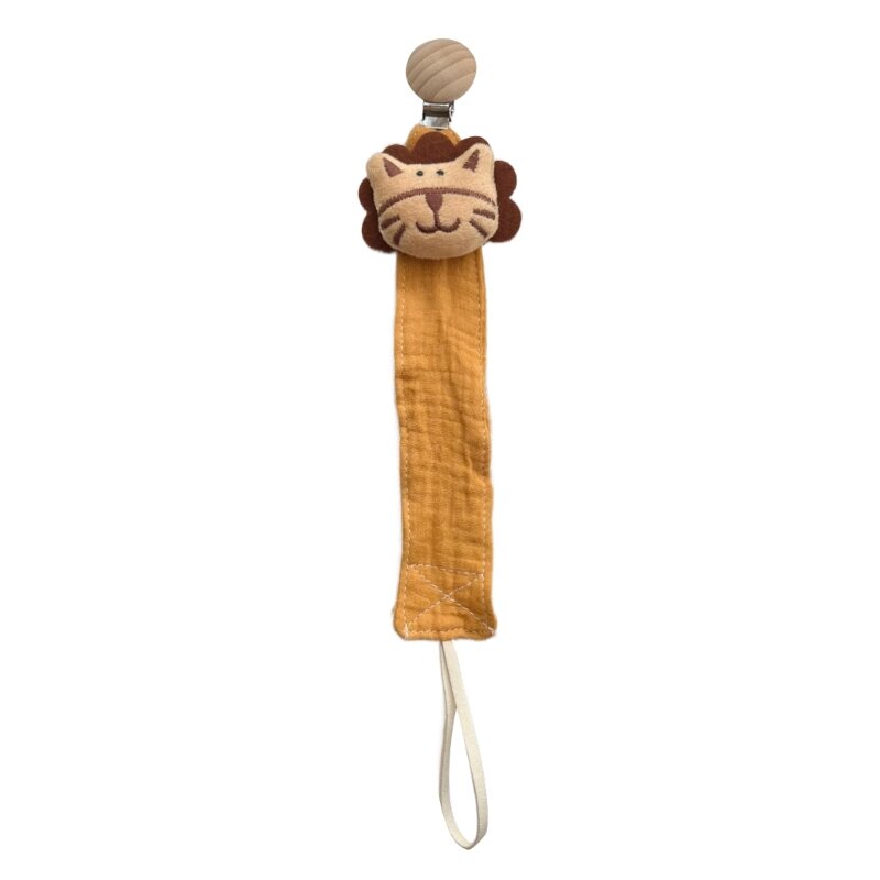 Corrente chupeta adorável animal clipe titular cinta crianças berço pingente decorações crianças soother brinquedo cordão