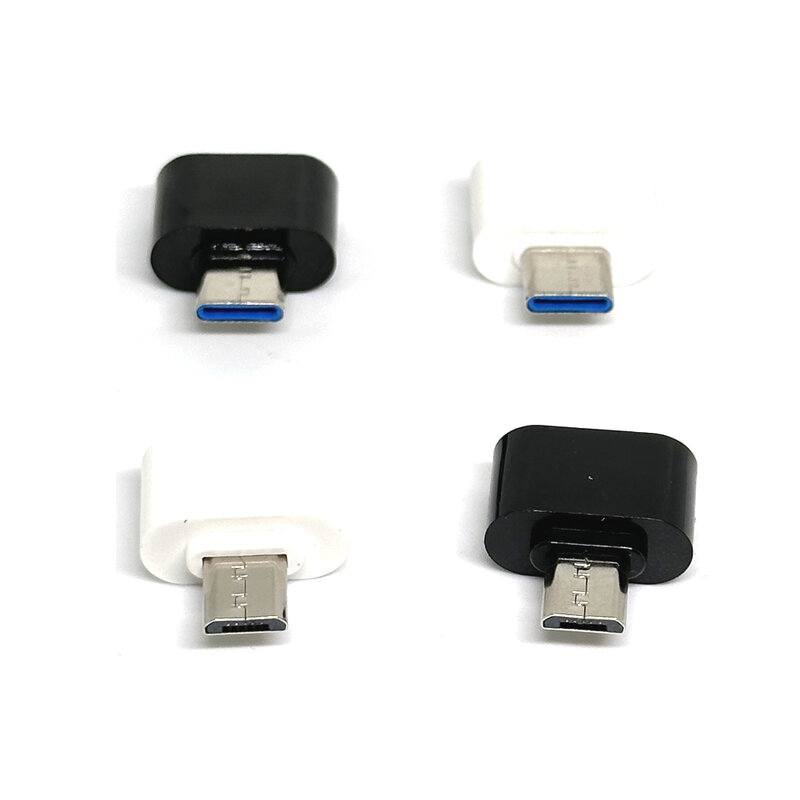1/2/5/10/20 PCS New Universal Type-C to USB 2.0 OTG Adapter Connector for Mobile Phone USB2.0 Type C OTG Cable Adapter