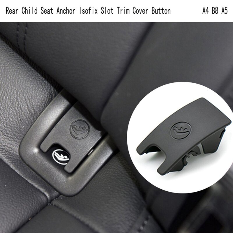 Автомобильный задний анкер для детского сиденья Isofix слот отделка крышка кнопка для AUDI A4 B8 A5 8T0887187