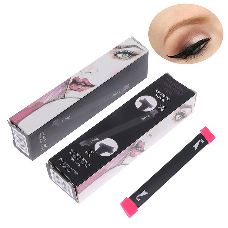Cat Eye Stamp Eyeliner Maquiagem Tool, Wing Style, Mulheres Cosmetic, Beauty Tool, 2 tamanhos
