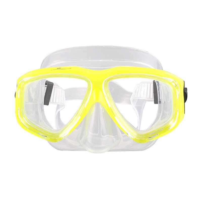 성인용 1.5 8.5 근시 실리콘 HD 투명 김서림 방지 다이빙 안경 마스크, 왼쪽 오른쪽 눈용 맞춤 마스크, 다른 각도