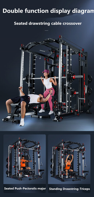 2022 attrezzature per il Fitness home bench press squat gantry machine equipment set multifunzione combinazione allenamento completo