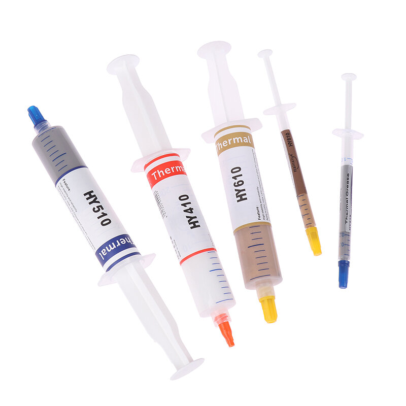 8g/45g Silicone Needle Tube Thermal Paste Heat Transfer Grease Heat Sink CPU Chipset Notebook Computer Cooling Syringe Paste