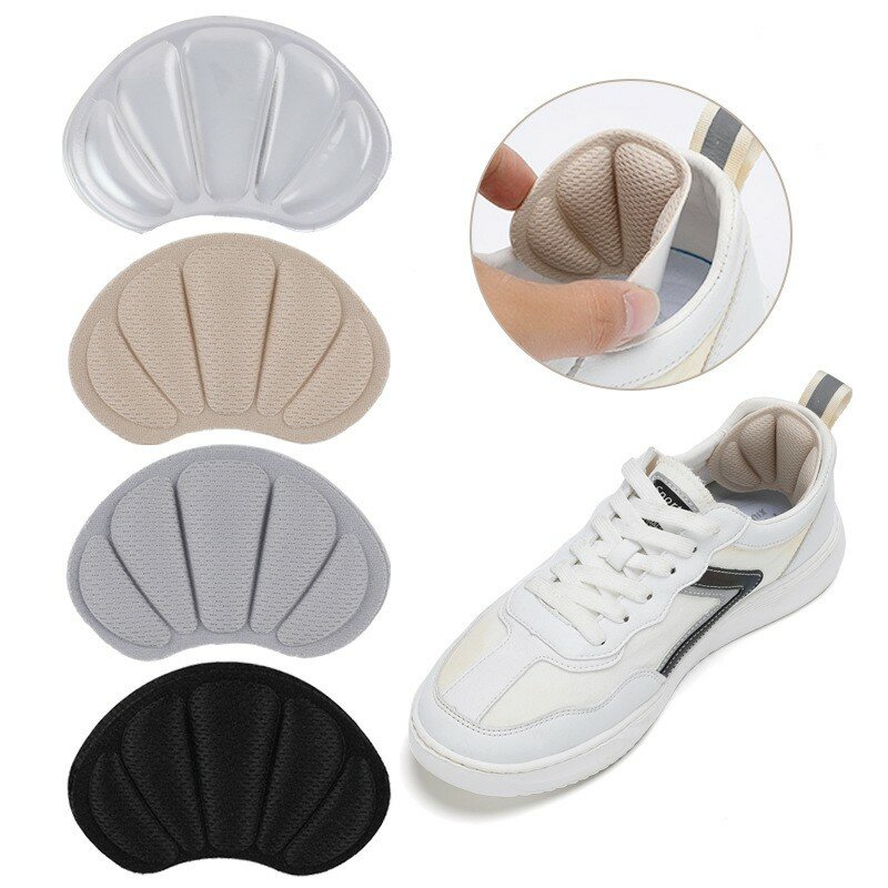 1 Pasang Sol Patch Bantalan Tumit untuk Sepatu Olahraga Ukuran Dapat Disesuaikan Antiwear Bantalan Kaki Insole Bantalan Pelindung Tumit Stiker Belakang