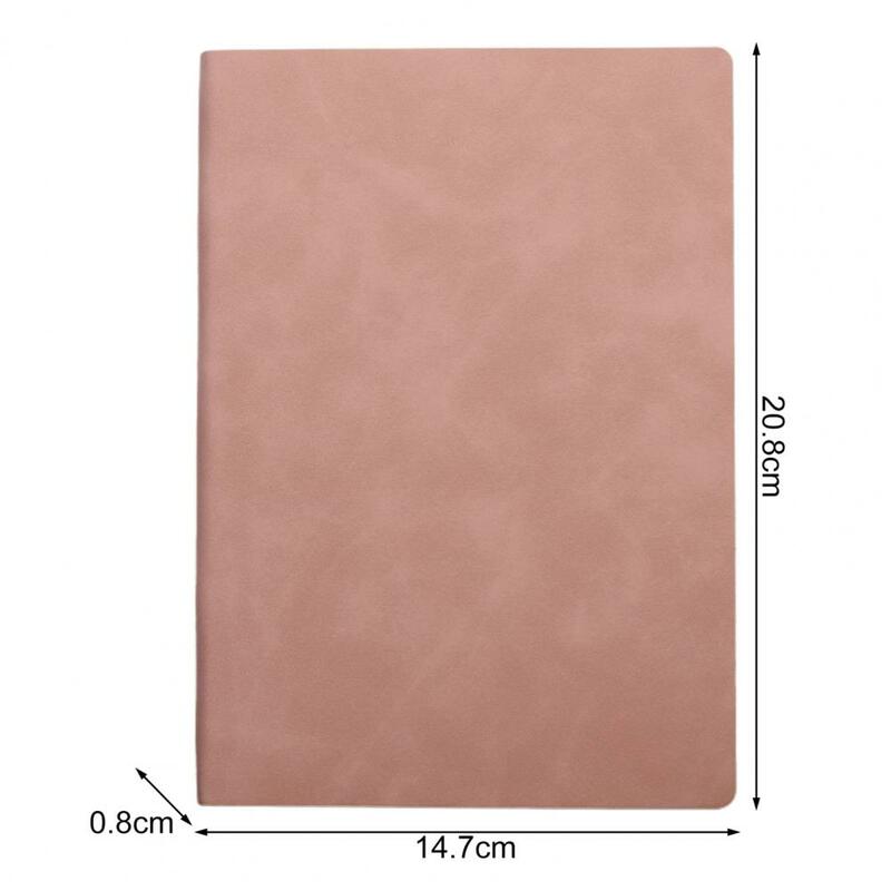 Planner Notebook Thickened Paper Leather Memo Whiteboard With Bookmark Belt Clear Stripe Daily Notebook For Home School Office