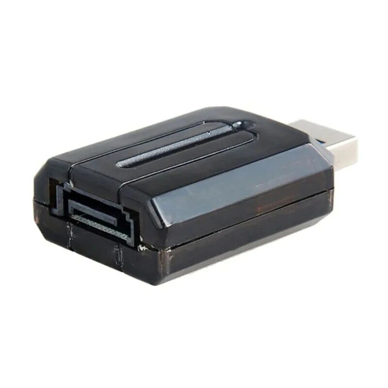 Adaptateur USB 3.0 vers SATA en matériau ABS/connecteurs de convertisseur USB 3.0 vers eSATA avec jeu de puces JM539 livraison à